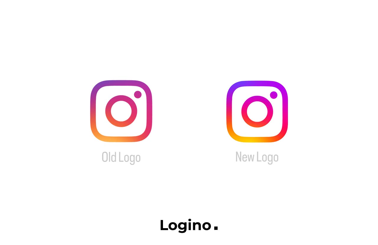 the color of the Instagram logo and gradient
