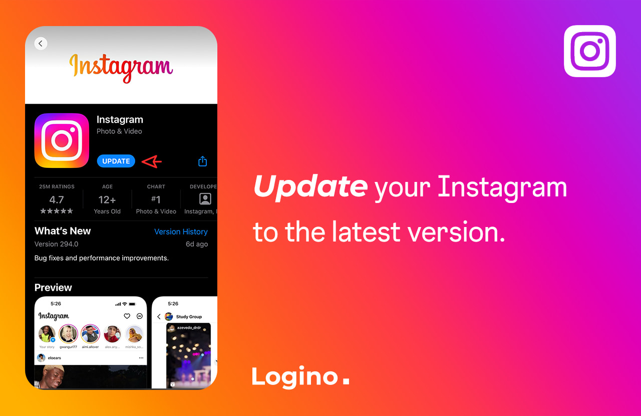 Update your Instagram